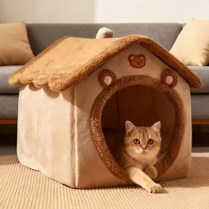 2025 New Multi-Use Cat Kennel Indoor Outdoor – Villa-Style Dirt-Resistant Detachable Washable All-Season Durable for Comfort