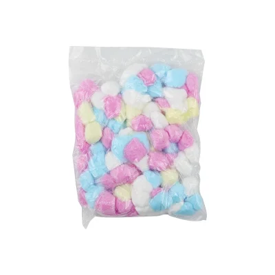 100pcs/pack Colorful Cotton Balls for Small Animal Cages - Hamster Rat Mouse Warm House Bedding Essential Pet Supplies Pack