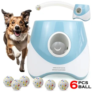 Dog Tennis Ball Launcher Dogs Chase Automatic Toys Automatic Fun Interactive Machine Fun Interactive Catapult Throw Rechargable