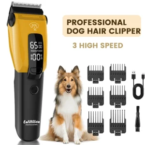 Pet Clipper Professional Dog Hair Trimmer Cat Grooming Shaver Type-C Charged Electric Puppy Cutting Machine for Small Big animal