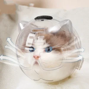 Breathable Cat Muzzle Anti Scratching Licking Pet Cat Grooming Hood Nail Trimming Cat Mouth Cover for Kitten Pet Supplies